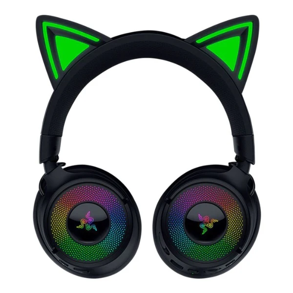 Audífonos Gaming Razer Kraken Kitty V3 Pro Wireless - RGB - Negro - Image 3