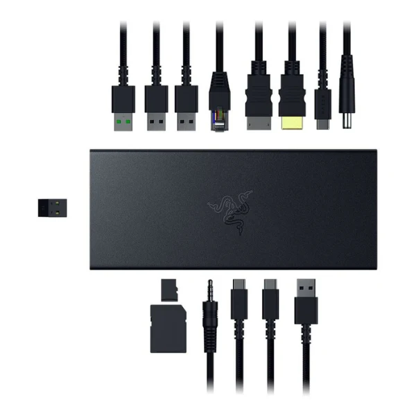 Estación de Acoplamiento Razer USB 4 Dock - USB 4 - 14 Puertos - Doble Pantalla - Negro - Image 4
