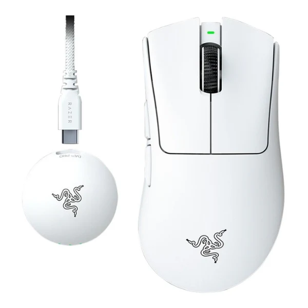 Mouse Gaming Razer Viper V4 Pro Ultra Ligero Inalámbrico 50000 DPI - Blanco RZ01-05630200-R