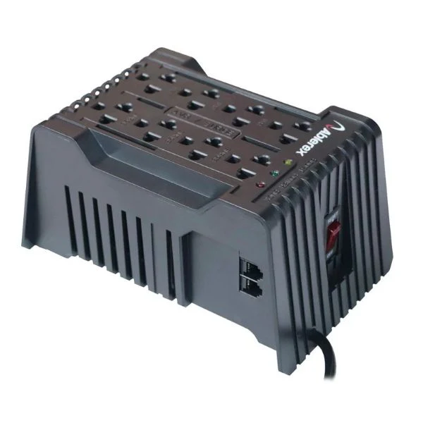 Regulador Voltaje Ablerex R1208 1200VA 600W 120V AVR 8 Tomas AB-R1208