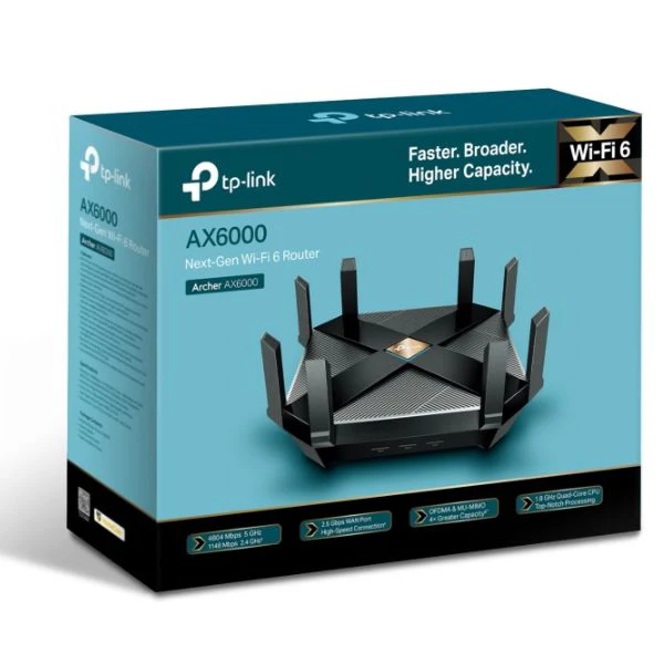 ROUTER TP-LINK ARCHER AX6000 WIFI-6 GIGABIT DUALBAND HASTA 5952MBPS  MU-MIMO 8 ANTENAS - Image 4