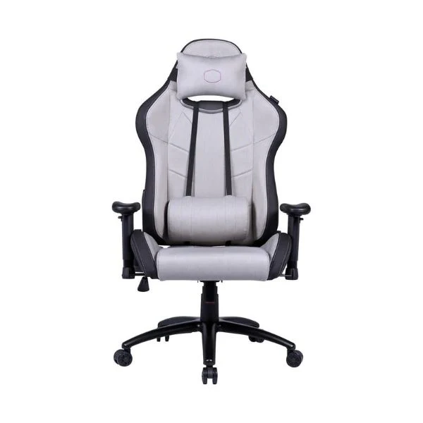 Silla Cooler Master GAMING CALIBER R2C/ TEC. COOL IN/ Ergonomica/ Soporte LUMBAR-CUELLO/ Espaldar reclinable180º/  Gris