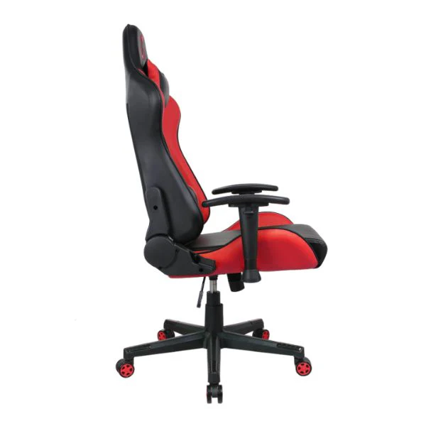 Silla Gaming GameMax GCR09 - Cuero Sintético PU - Elevador Gas - Reclinación 166° - Balanceo 12° - Rojo - Image 4