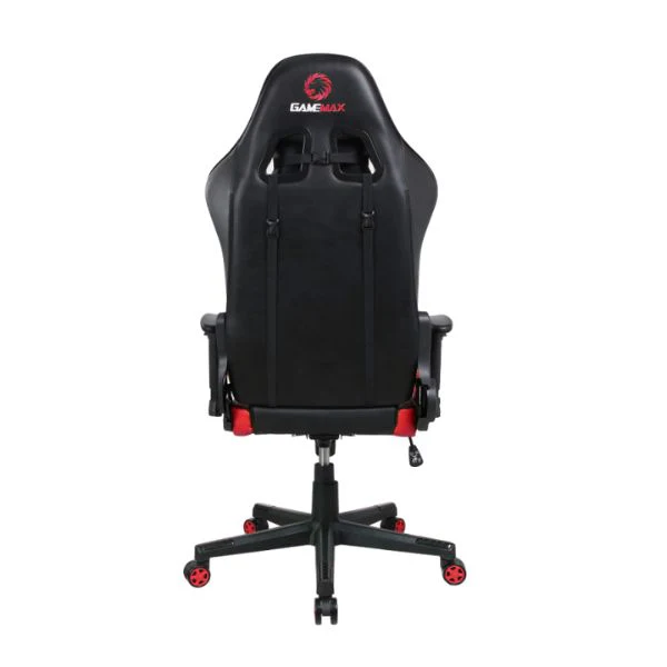 Silla Gaming GameMax GCR09 - Cuero Sintético PU - Elevador Gas - Reclinación 166° - Balanceo 12° - Rojo - Image 7