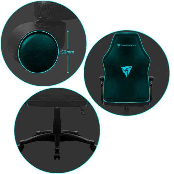 SILLA GAMER THUNDERX3 EC1 NEGRO Y VERDE - Image 7