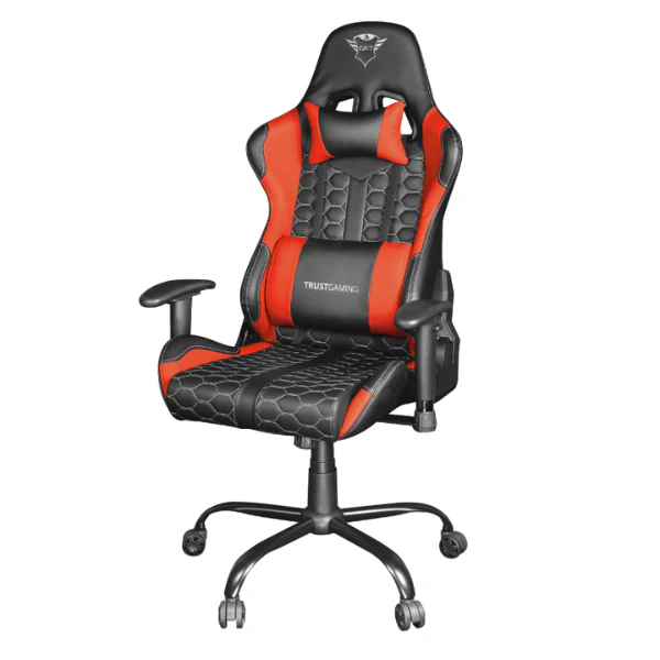 Silla Gaming Trust GXT 708R Resto Reclinable Cuero Pu Negro Rojo - Image 4