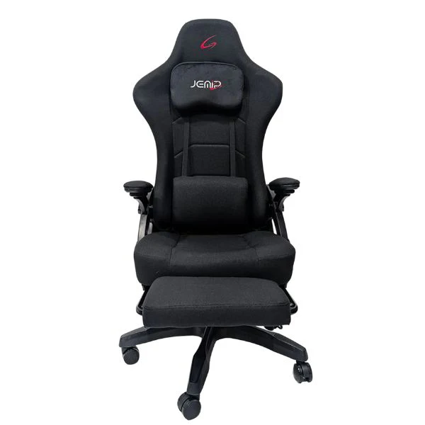 Silla Jemip Gaming Back to Office 2.0 – Ergonómica con Masajeador, Reposapiés y Ajuste de Inclinación – Negro