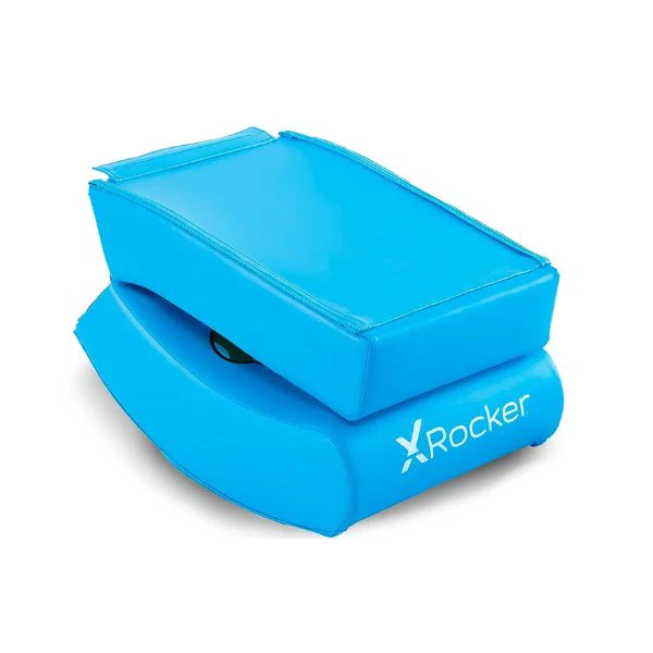 Silla X Rocker Super Mario, Edicion Luigi All-Star, Cuero sintetico Blue pleglable, A64.40xAN40.64xF84.84 - Image 4