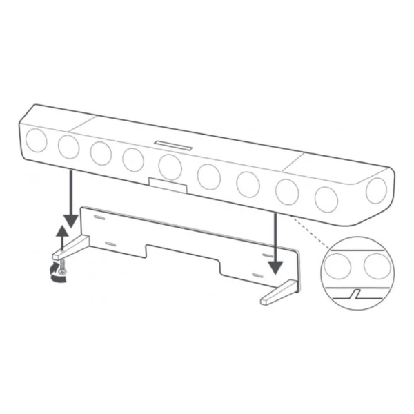 Soporte Sennheiser Wall Speaker Mount for AMBEO Soundbar Max - Black - Image 4
