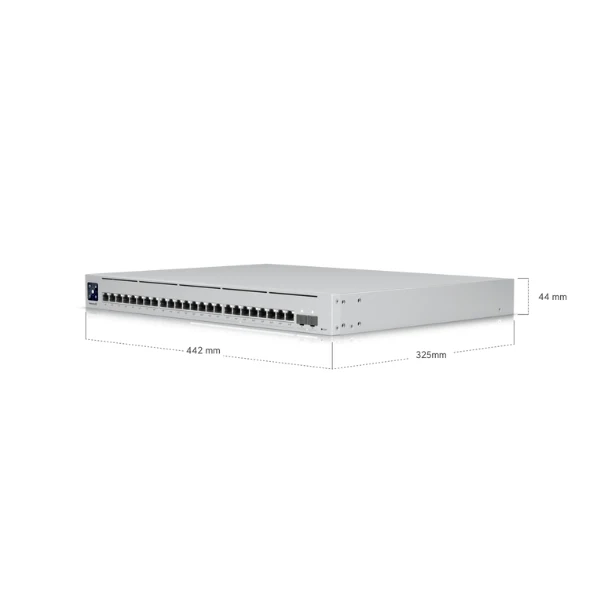 Switch Ubiquiti UniFi Enterprise 24 Puertos Gigabit y 2.5G con PoE+ - 10G SFP+ - L3 - Rack 1U - Image 4