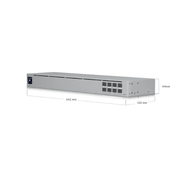 Switch Ubiquiti UniFi Aggregation 8 Puertos SFP+ 10Gbps Layer 2 Gestionable Rack 1U - Image 3