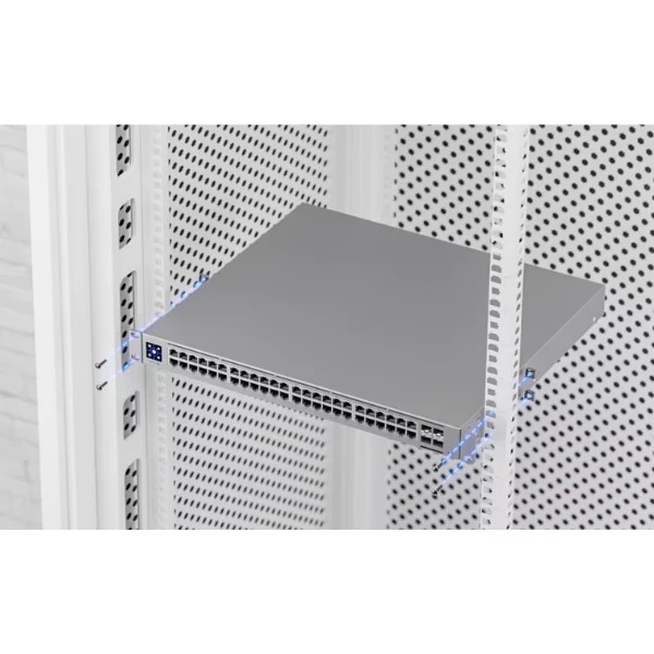 Switch Ubiquiti UniFi USW-PRO-48-POE - 48 Puertos 1G (40 PoE+, 8 PoE++) + 4 SFP+ 10G - Layer 3 - 600W PoE - Montaje en Rack - Image 8