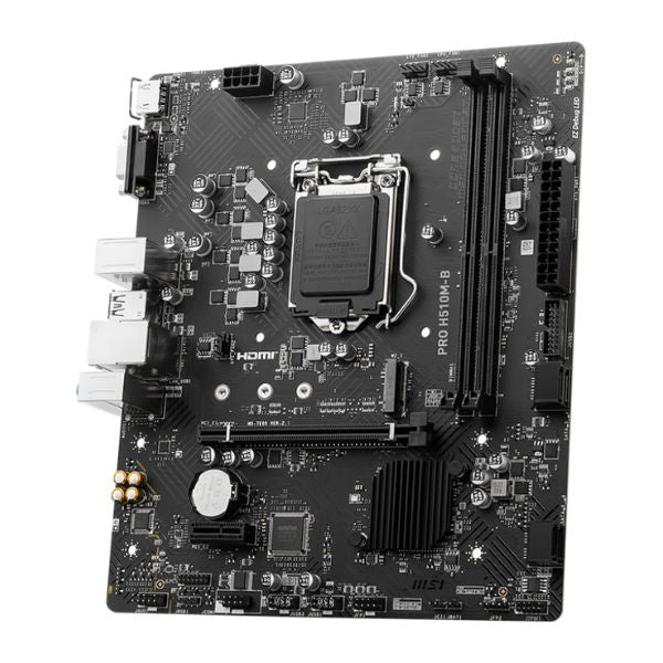 Tarjeta Madre MSI H510M-B - Micro-ATX - Socket LGA1200 - DDR4 hasta 64GB - PCIe 3.0 - HDMI - VGA - 4xUSB 2.0 - Image 4
