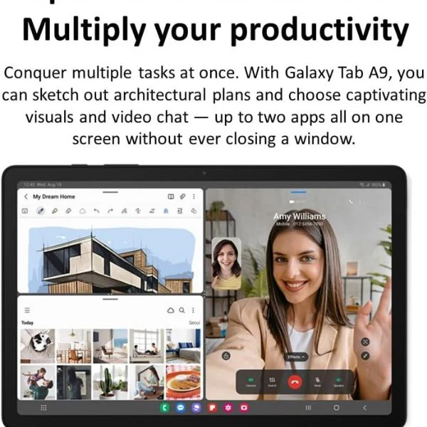 Tablet Samsung Galaxy Tab A9 8.7" TFT - 4GB RAM, 64GB Almacenamiento, Android 11 grafito - Image 6