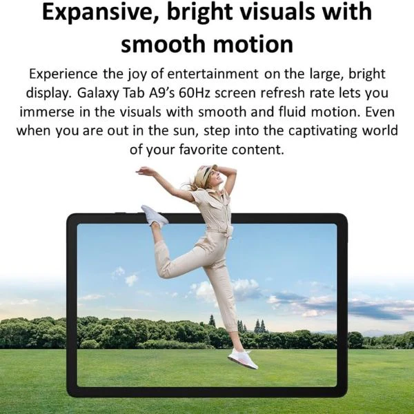 Tablet Samsung Galaxy Tab A9 8.7" TFT, Octa-Core, 4GB-64GB, Cámaras 8MP-2MP, Wi-Fi, USB, Gris - Image 4