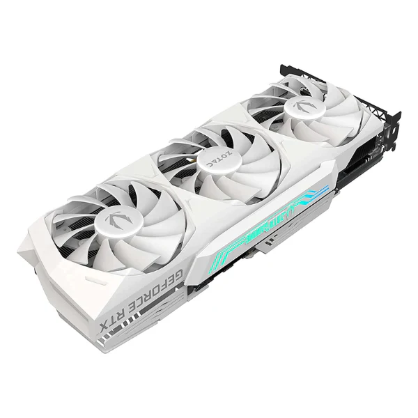 Tarjeta gráfica ZOTAC GeForce RTX 3080 Trinity OC White Edition LHR - 10GB GDDR6X - PCIe 4.0 - IceStorm 2.0 - Image 3