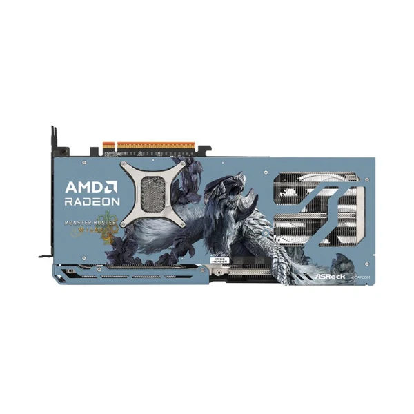 Tarjeta gráfica ASRock AMD Radeon RX 9070 XT Monster Hunter Wilds Edition OC Triple Fan 16GB GDDR6 - Image 4