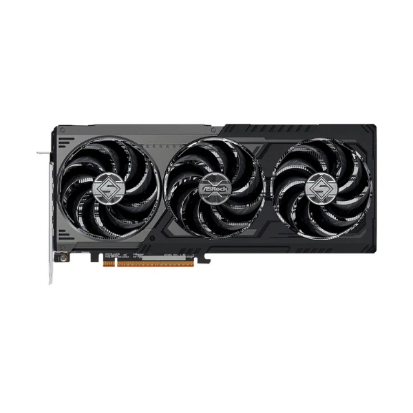 Tarjeta gráfica ASRock AMD Radeon RX 9070 XT Steel Legend Dark OC Triple Fan 16GB GDDR6 - Image 2