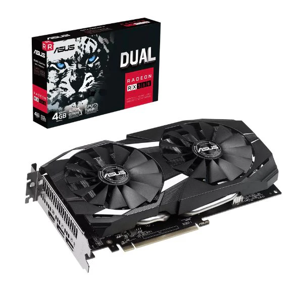 Tarjeta gráfica ASUS Dual Radeon RX 560 4GB GDDR5 para eSports y juegos en 1080p