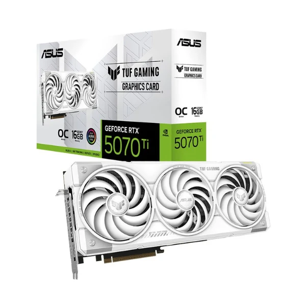 Tarjeta gráfica ASUS NVIDIA GeForce RTX 5070 Ti TUF Gaming Overclocked Triple Fan 16GB GDDR7