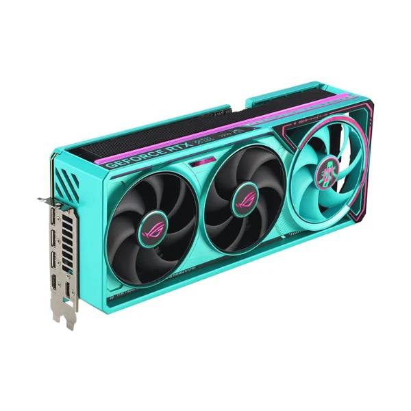 Tarjeta gráfica ASUS NVIDIA GeForce RTX 5080 ROG Astral Hatsune Miku Edition OC Triple Fan 16GB GDDR7 - Image 3