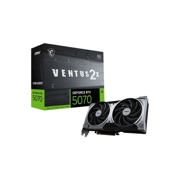 Tarjeta gráfica MSI NVIDIA GeForce RTX 5070 VENTUS 2X 12GB GDDR7