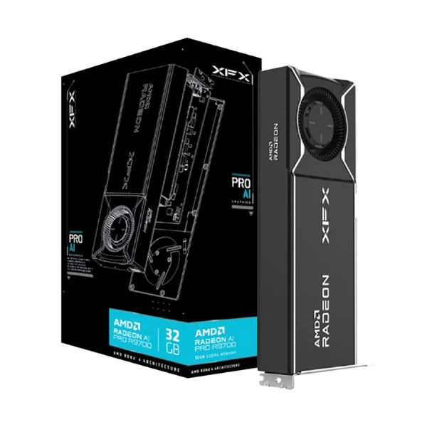 Tarjeta gráfica XFX AMD Radeon AI PRO R9700 Single Fan 32GB GDDR6