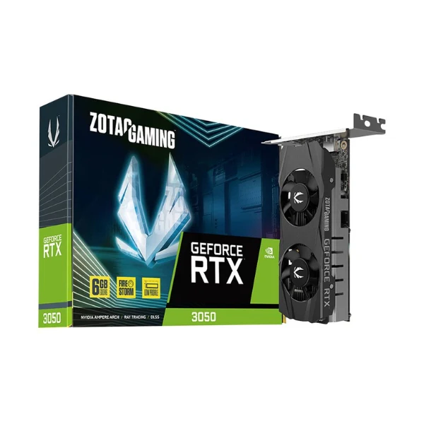 Tarjeta gráfica Zotac NVIDIA GeForce RTX 3050 Gaming LP Dual Fan 6GB GDDR6