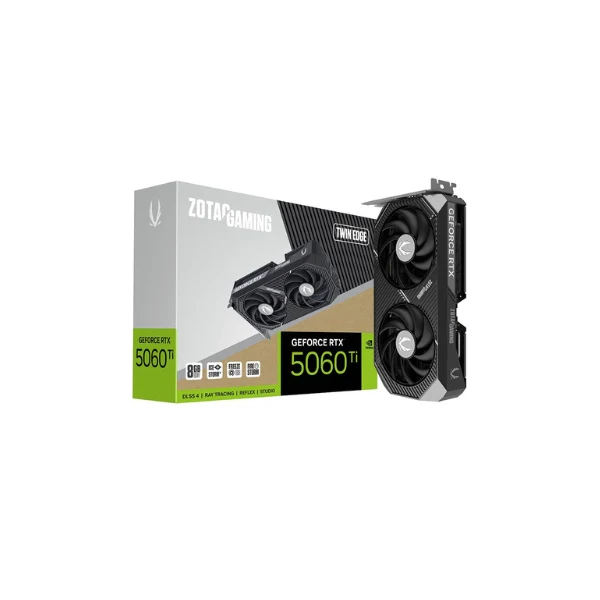 Tarjeta Gráfica Zotac NVIDIA GeForce RTX 5060 Ti Twin Edge Dual Fan 8GB GDDR7 PCIe 5.0