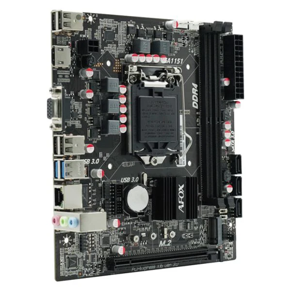 Tarjeta Madre AFOX IH110D4 - Micro-ATX - Socket LGA1151 - 2xDDR4-2133MHz - M.2 - PCIe 3.0 - HDMI/VGA - 6xUSB - Image 2