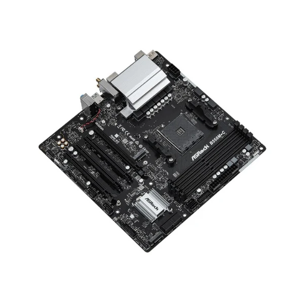 Tarjeta Madre ASRock B550M-C AMD B550 AMD AM4 DDR4 Micro-ATX - Image 3