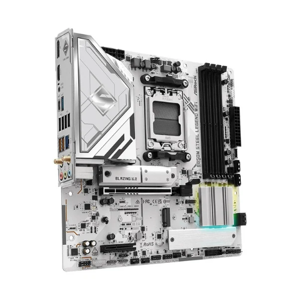 Tarjeta Madre ASRock B850M Steel Legend WiFi B850 Socket AMD AM5 DDR5 Micro-ATX - Image 4