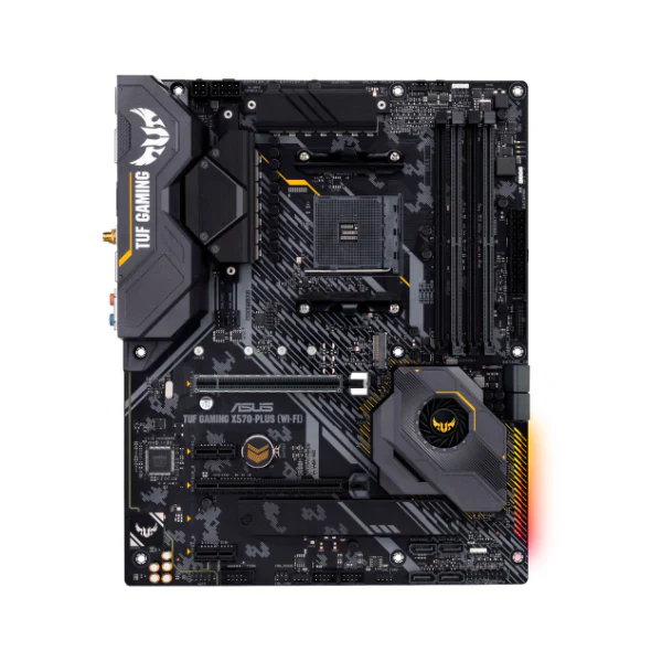 Tarjeta Madre ASUS AM4 TUF Gaming X570-Plus (Wi-Fi) AM4 Zen 3 Ryzen 5000 & 3rd Gen Ryzen ATX PCIe 4.0, Dual M.2, 12+2 Dr. MOS Motherboard - Image 3