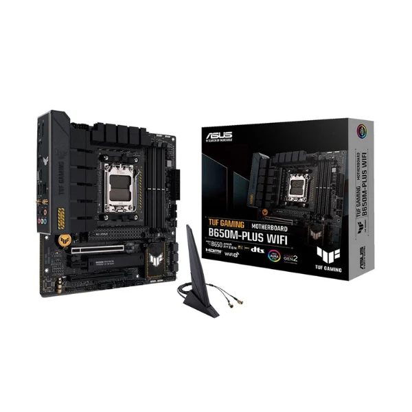 Tarjeta Madre ASUS B650M-PLUS TUF Gaming WiFi AMD AM5 microATX