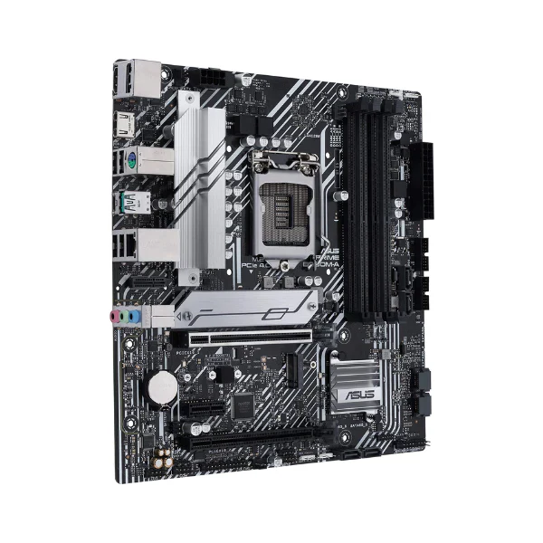 Tarjeta Madre ASUS Prime B560M-A AC Intel LGA1200 mATX PCIe 4.0 two M.2 8 power1GBLAN,DisplayPort,dual HDMI,USB 3.2 2Type-C, Motherboard - Image 2