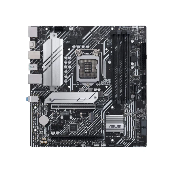 Tarjeta Madre ASUS Prime B560M-A AC Intel LGA1200 mATX PCIe 4.0 two M.2 8 power1GBLAN,DisplayPort,dual HDMI,USB 3.2 2Type-C, Motherboard - Image 3