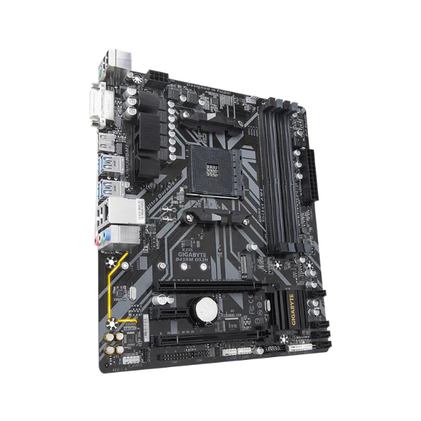 Tarjeta Madre GIGABYTE B450M DS3H WiFi-Y1 (AM4//AMD/B450/mATX/SATA 6GB/s/USB 3.1/HDMI/Wifi/DDR4 motherboard - Image 5