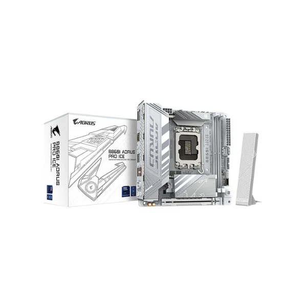 Tarjeta Madre Gigabyte B860I AORUS PRO ICE Intel B860 LGA1851 DDR5 Mini-ITX
