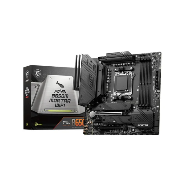 Tarjeta Madre MSI B650M MAG Mortar WiFi AMD AM5 microATX