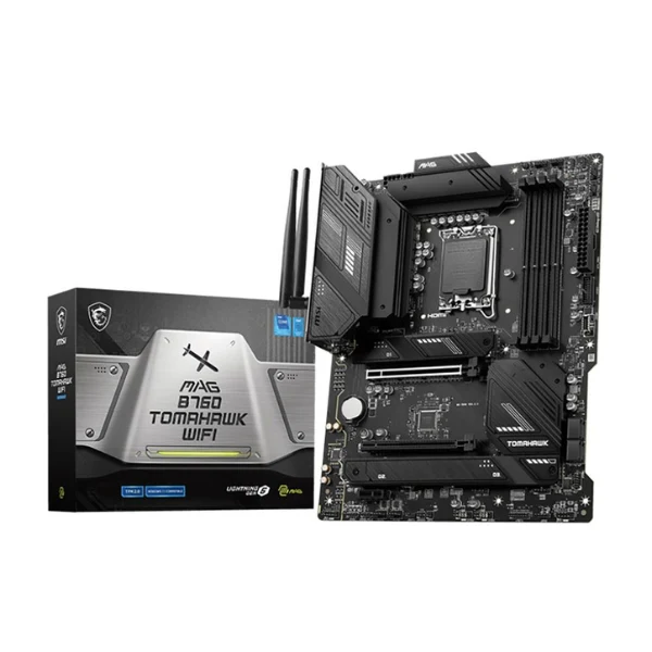 Tarjeta Madre MSI B760 MAG Tomahawk WiFi DDR4 Intel LGA 1700 ATX