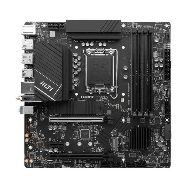 Tarjeta Madre MSI B760M-A Pro WiFi DDR4 Intel LGA 1700 microATX - Image 2