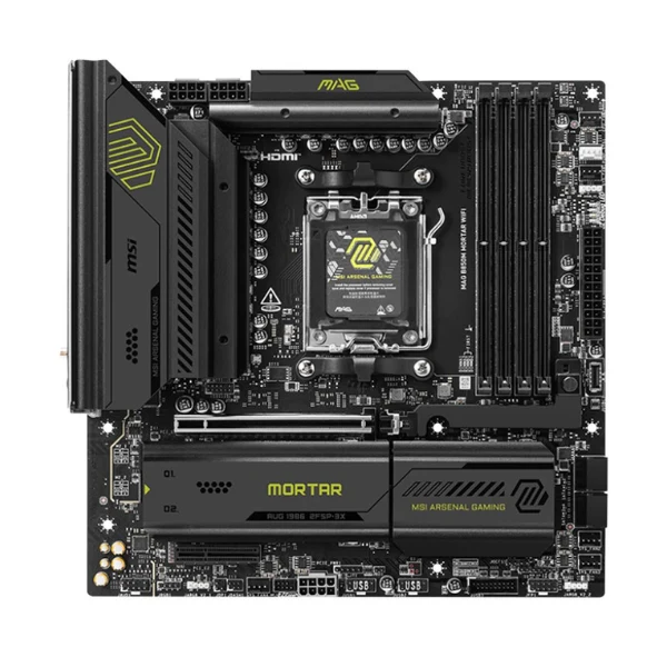 Tarjeta Madre MSI B850M MAG MORTAR WIFI Socket AMD AM5 DDR5 Micro-ATX - Image 2