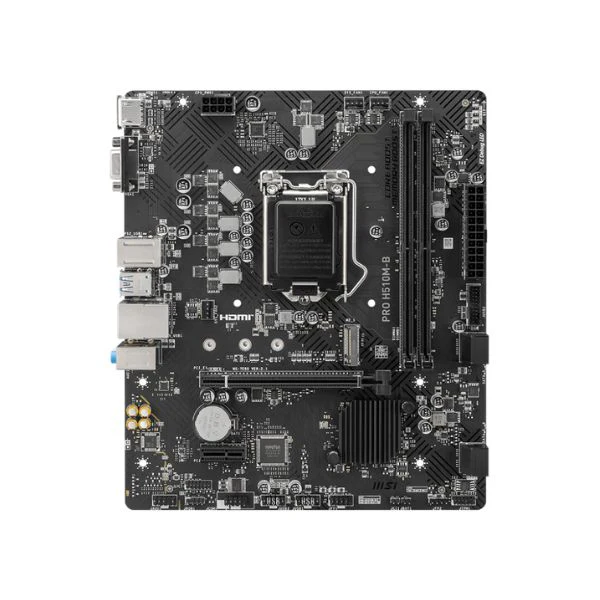 Tarjeta Madre MSI H510M-B MATX - Socket LGA1200 - DDR4 - PCIe 3.0 - USB 2.0 - HDMI 4K - Image 2
