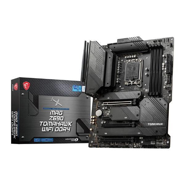 Tarjeta Madre MSI MAG Z690 Tomahawk WiFi DDR4 - Placa base para juegos (ATX, Intel Core de 12ª generación, enchufe LGA 1700 DDR4 PCIe 4 CFX M.2 ranuras Wi-Fi 6)