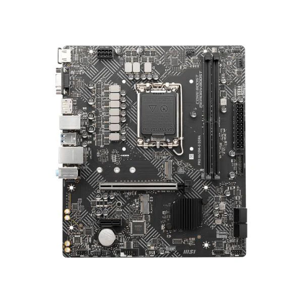 Tarjeta Madre MSI PRO H610M-G - Micro-ATX - Socket LGA 1700 - DDR4 hasta 64GB - PCIe 4.0 - 1G LAN - Image 2
