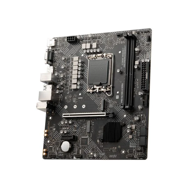 Tarjeta Madre MSI PRO H610M-G - Micro-ATX - Socket LGA 1700 - DDR4 hasta 64GB - PCIe 4.0 - 1G LAN - Image 4