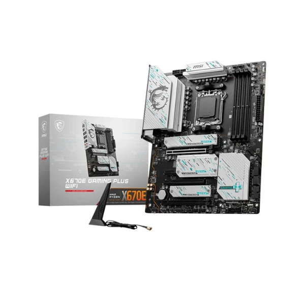 Tarjeta Madre MSI X670E Gaming Plus WiFi AMD AM5 ATX