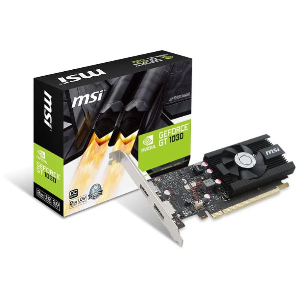 Tarjeta Video MSI Geforce GTX1030 2GB LP OC GDDR5 Display port HDMI GT1030LP 2G4