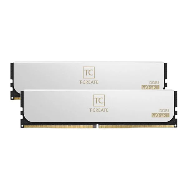 Memoria RAM TeamGroup T-Create Expert 48GB (2x24GB) DDR5 7200MHz PC5-57600 CL34 Dual Channel – Para PC (White)