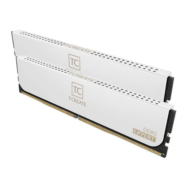 Memoria RAM TeamGroup T-Create Expert 48GB (2x24GB) DDR5 7200MHz PC5-57600 CL34 Dual Channel – Para PC (White) - Image 2
